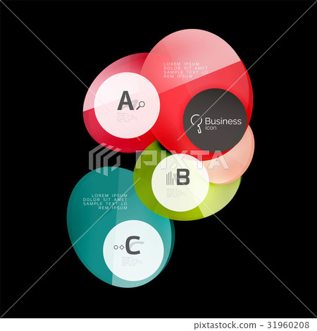 Geometrical abstract infographics banner template 31960208