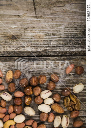 Different kinds of nuts. Different kinds of nuts. 31962471