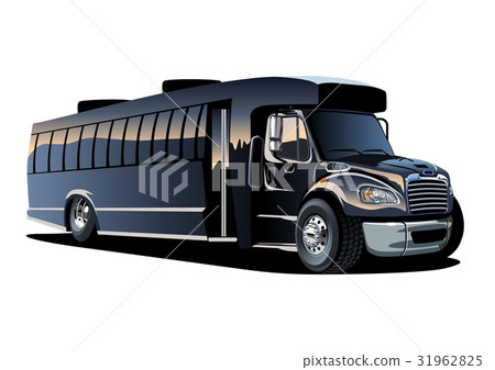 Cartoon Shuttle Bus 31962825