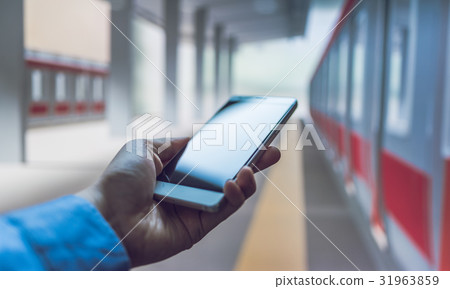 Fictional train / station [Use background art set (fictitious train / station)] 31963859