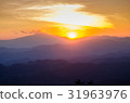 Beautiful Sunset at Doi Pui ,Chiang Mai ,Thailand 31963976