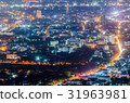 Night view at doi suthep view point Chiang mai  31963981