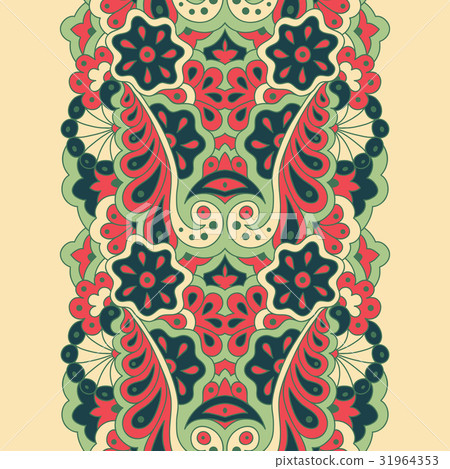 Decorative seamless border Decorative seamless border 31964353