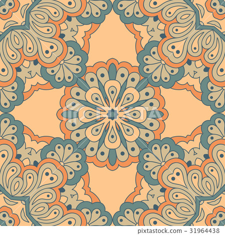 Arabesque seamless pattern. 31964438