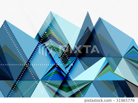 Triangular low poly vector a4 size geometric Triangular low poly vector a4 size geometric 31965776