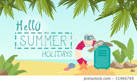 Summer Beach Vacation Concept Seaside Sand 31966789