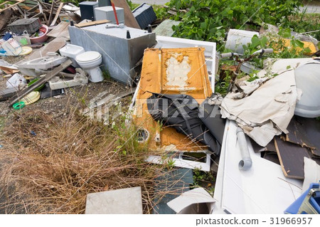 Dumping ground for illegal dumping 31966957