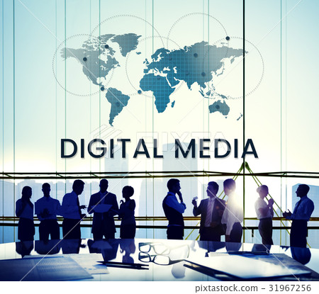 People connected to global communication online community People connected to global communication online community 31967256