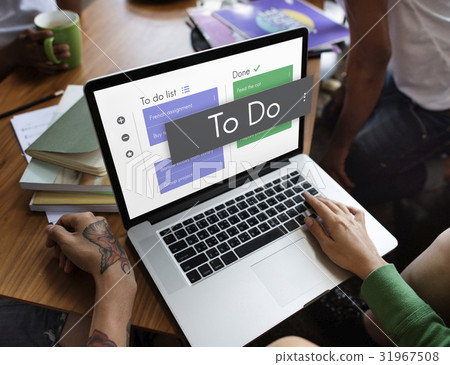 Digital To do List App Interface Digital To do List App Interface 31967508
