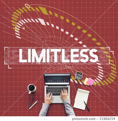 Dare to dream limitless motivation inspire to success graphic 31968254
