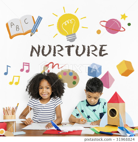 Childrean Learning Nurture Graphic Icon Symbol Childrean Learning Nurture Graphic Icon Symbol 31968824