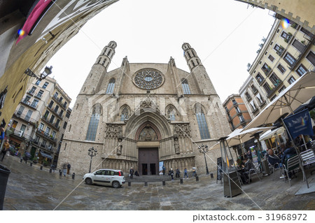 Santa Maria del Mar church, Barcelona, Spain 31968972