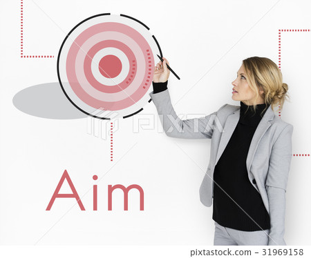 Business Achievement Goal Mission Plan Strategy Icon Symbol Business Achievement Goal Mission Plan Strategy Icon Symbol 31969158