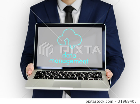 Cloud Computing Upload Download Icon Sign 31969403