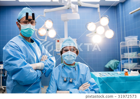 Portrait of surgeons in operation room 31972573