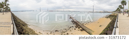 Cadiz new bridge view, called Pepa 31973172