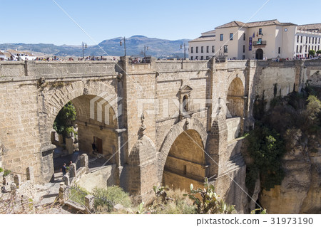 New Bridge over Guadalevin River in Ronda, Malaga 31973190