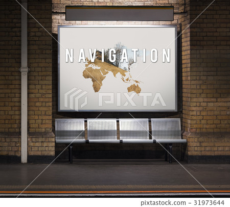 Journey Travel Destination Navigation Graphic Word 31973644