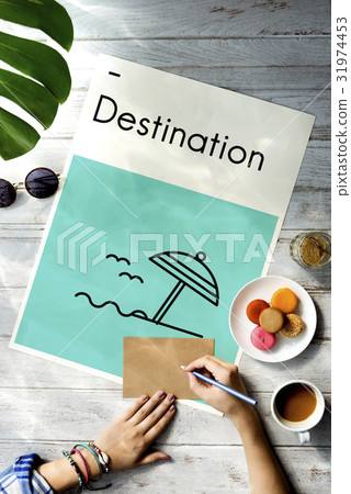 Destination Journey Location Map Route Sign Icon 31974453