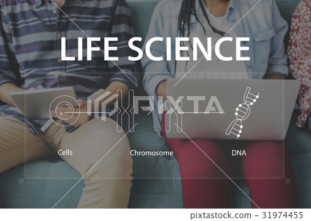 Group of students learning biology humanity life science genetic research Group of students learning biology humanity life science genetic research 31974455