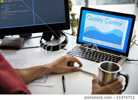 Quality Control Chart Graph Monthly Summary 31974752