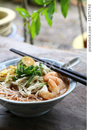 Sarawak Laksa, a popular noodle dish in Sarawak Sarawak Laksa, a popular noodle dish in Sarawak 31975748