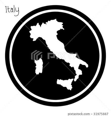 vector illustration white map of Italy vector illustration white map of Italy 31975887