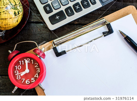 business concept with white paper and copy space business concept with white paper and copy space 31976114