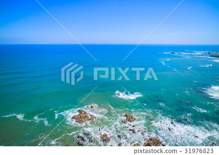 Aerial photographs of Inubogato Lighthouse near Choshi City 31976823