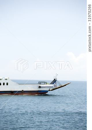 Ferry boat in Indian ocean, Indonesia Ferry boat in Indian ocean, Indonesia 31978266