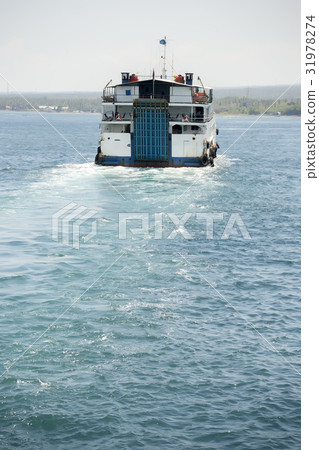 Ferry boat in Indian ocean, Indonesia 31978274