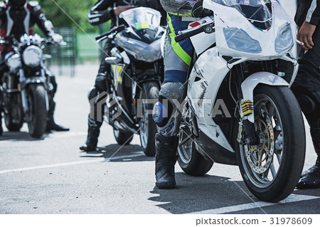 Motorcycle luxury items close-up: headlights Motorcycle luxury items close-up: headlights 31978609