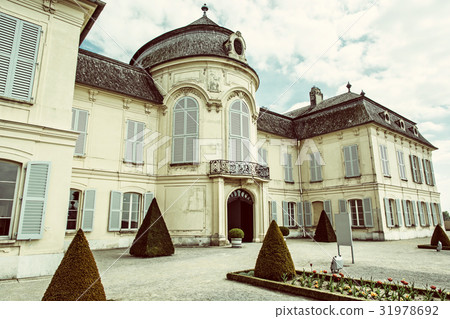 Schloss Niederweiden in Austria, yellow filter 31978692