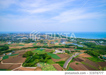 Aerial view of Tendonai, Choshi-shi, Chiba prefecture Aerial view of Tendonai, Choshi-shi, Chiba prefecture 31978777