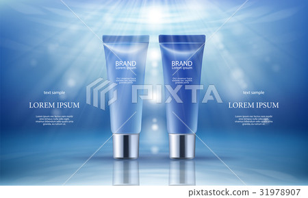 Pink background with moisturizing cosmetic day and 31978907