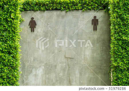 Symbol of rest room 31979286