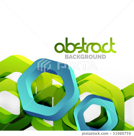 Overlapping hexagons design background Overlapping hexagons design background 31980759