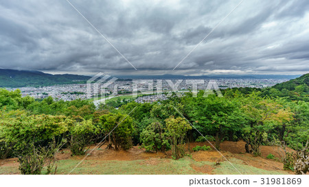 Kyoto from Arashiyama mountain 31981869