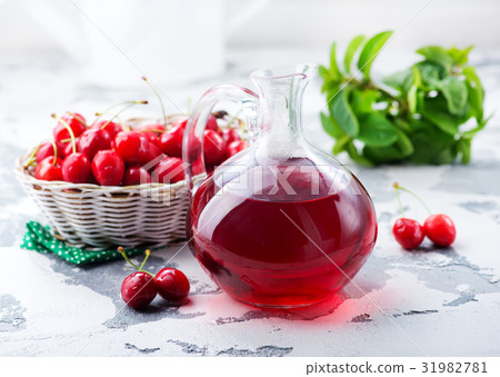 cherry juice cherry juice 31982781