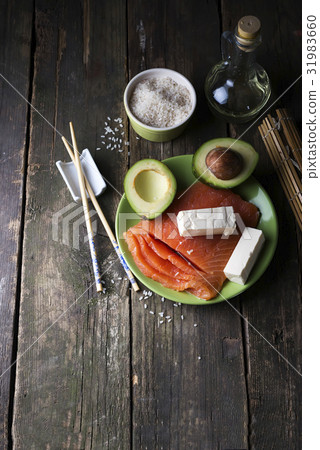 Ingredients for sushi 31983660