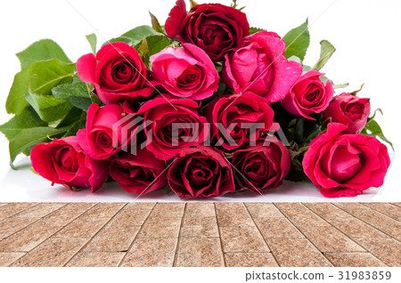 Laterite stone wall background 31983859