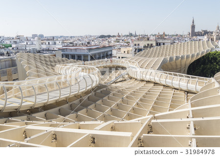 View from Metropol Parasol, Giralda Cathedal View from Metropol Parasol, Giralda Cathedal 31984978