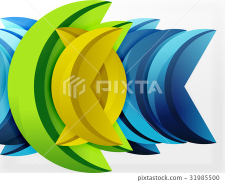 3D wave design - Stock Illustration [31985500] - PIXTA