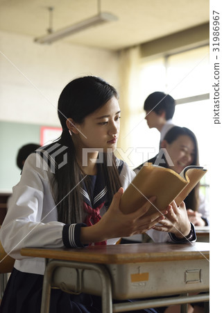 A high school student A high school student 31986967