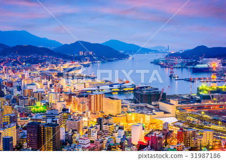Nagasaki, Japan Skyline 31987186