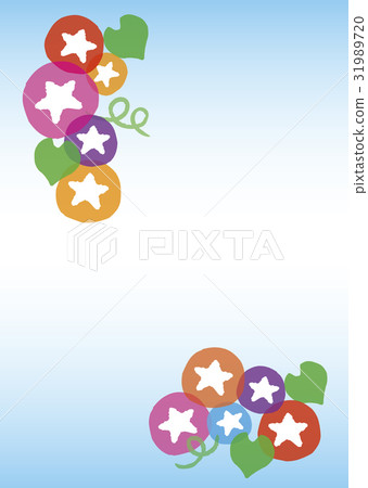 一個炎熱的夏天多彩牽牛花 一個炎熱的夏天多彩牽牛花 31989720