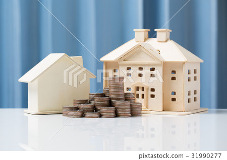 Money growth concept saving to buy house Money growth concept saving to buy house 31990277