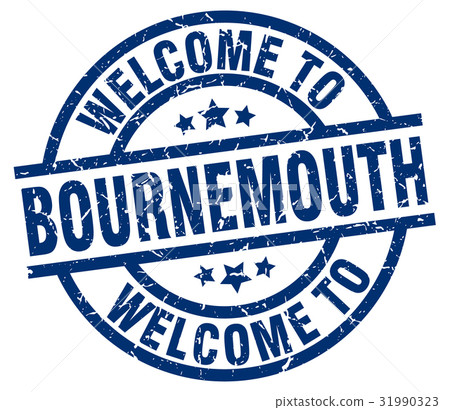 welcome to Bournemouth blue stamp welcome to Bournemouth blue stamp 31990323