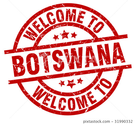 welcome to Botswana red stamp welcome to Botswana red stamp 31990332