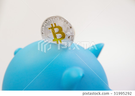 bitcoins saving in a piggy bank bitcoins saving in a piggy bank 31995292